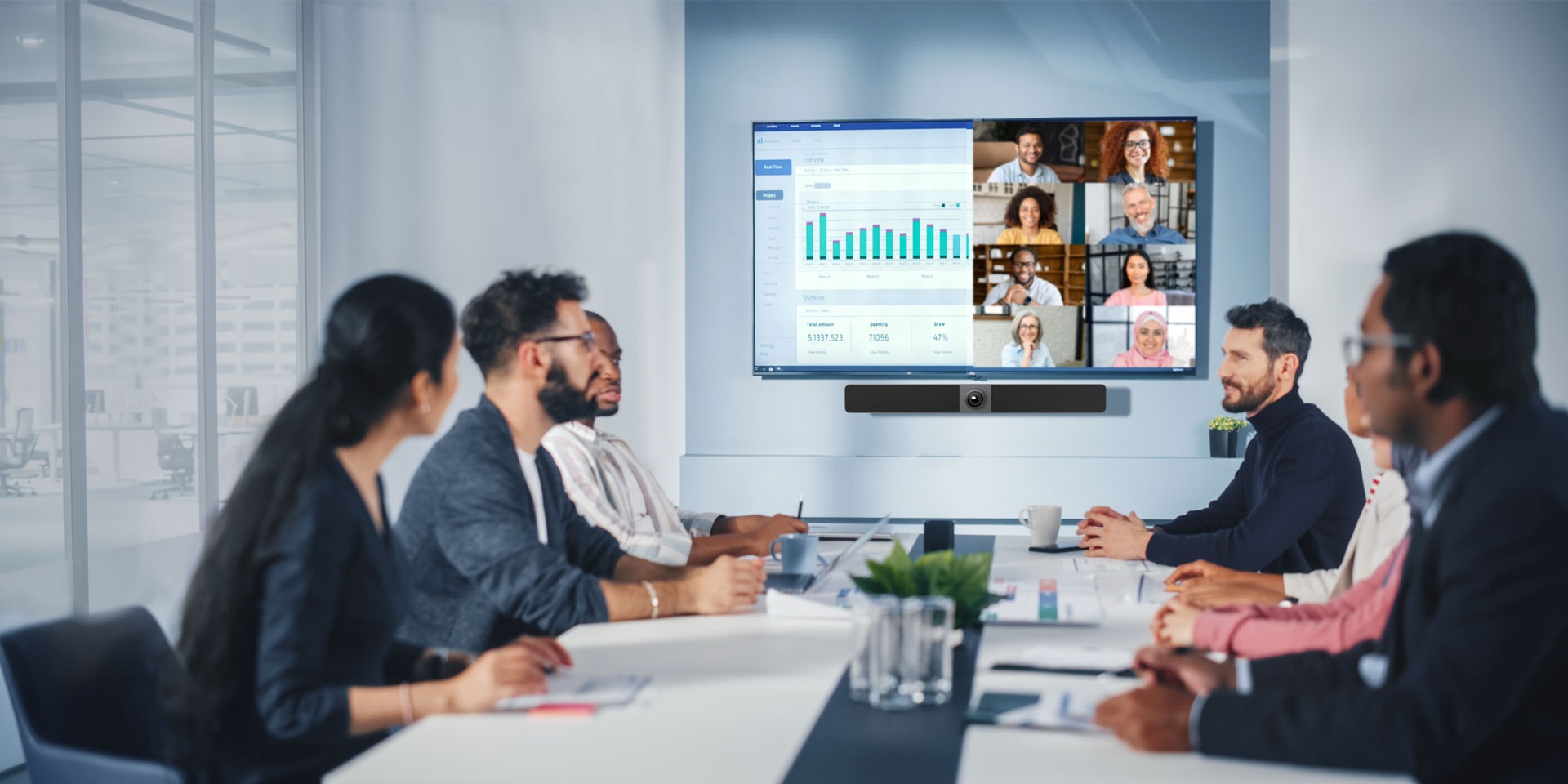 Intelligent meeting room in progress with RTI control